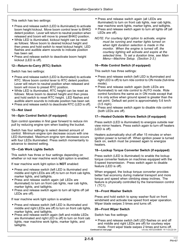 John Deere 844 P Loaders Operator's Manuals (OMT473606X019) - Image 4