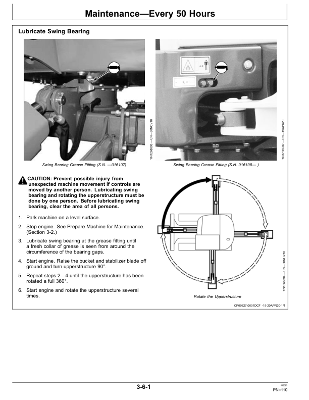 John Deere E18ZS Excavators Operator's Manuals (OMT474367X19) - Image 3