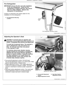 Alternative view of John Deere E18ZS Excavators Operator's Manuals (OMT474367X19)