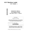 John Deere 410 P Backhoe Loaders Operator's Manuals (OMT475668X019)