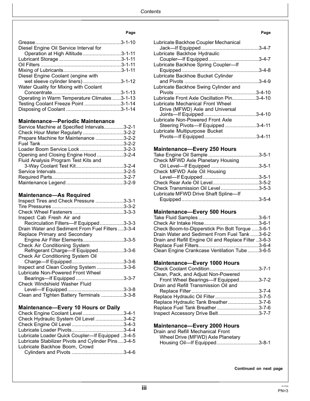 John Deere 410 P Backhoe Loaders Operator's Manuals (OMT475673X019) - Image 2