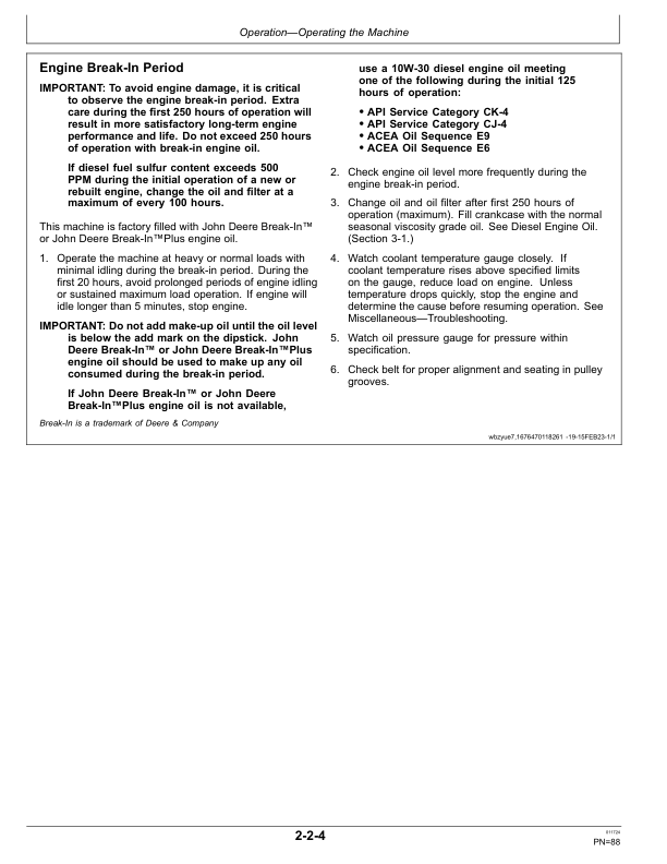 John Deere 410 P Backhoe Loaders Operator's Manuals (OMT475673X019) - Image 3