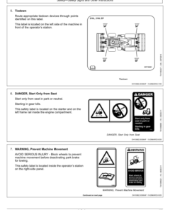Alternative view of John Deere 210 G Tractor Loader Operator's Manuals (OMT475827X019)