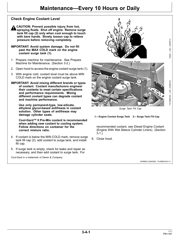John Deere 260 P, 310 P Articulated Dump Trucks Operator's Manuals (OMT476390X019) - Image 3