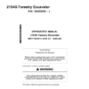 John Deere 2154G Forestry Excavator Operator's Manuals (OMT477395X019)