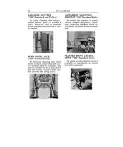 Alternative view of John Deere 320 Series Standard, Utility Tractor (325001-) Operator's Manual (OMT47757)