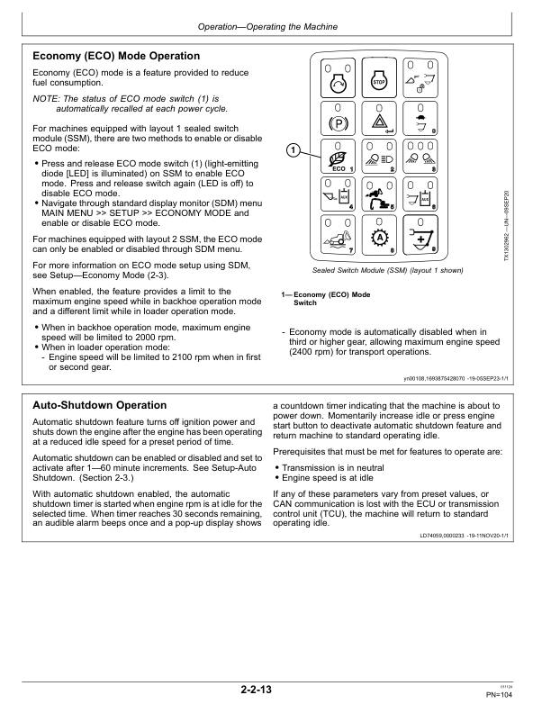 John Deere 315 P Backhoe Loaders Operator's Manuals (OMT479016X019) - Image 3