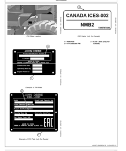 Alternative view of John Deere 544 G Loaders Operator's Manuals (OMT479847X019)