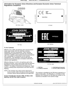 Alternative view of John Deere 317G Skid Steers Operator's Manuals (OMT483144X019)