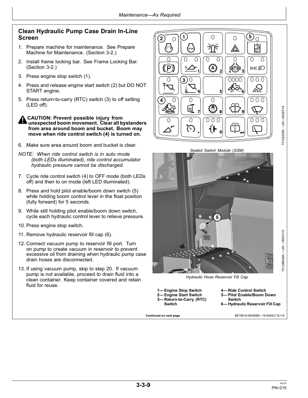 John Deere 444 P Loaders Operator's Manuals (OMT483916X019) - Image 4