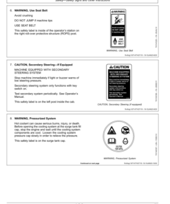 Alternative view of John Deere 524 P Loaders Operator's Manuals (OMT483917X019)