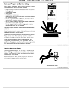 Alternative view of John Deere 624 P Loaders Operator's Manuals (OMT483919X019)