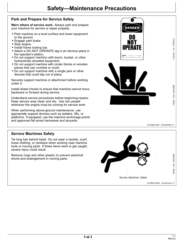 John Deere 624 P Loaders Operator's Manuals (OMT483919X019) - Image 2