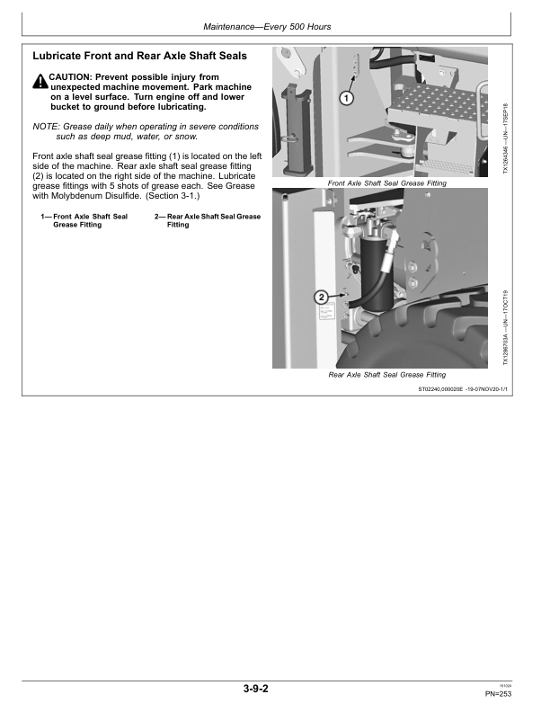 John Deere 644 X Loaders Operator's Manuals (OMT483921X019) - Image 2