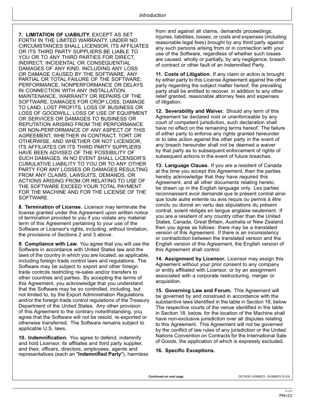 John Deere 724 P Loaders Operator's Manuals (OMT483922X019) - Image 2