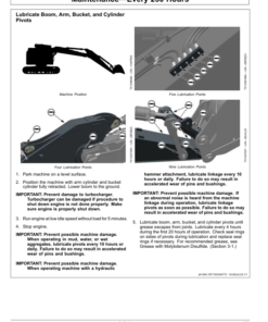 Alternative view of John Deere EDPR14.5P Excavators Operator's Manuals (OMT487609X019)