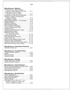 Alternative view of John Deere 17 P Excavators Operator's Manuals (OMT489504X019)