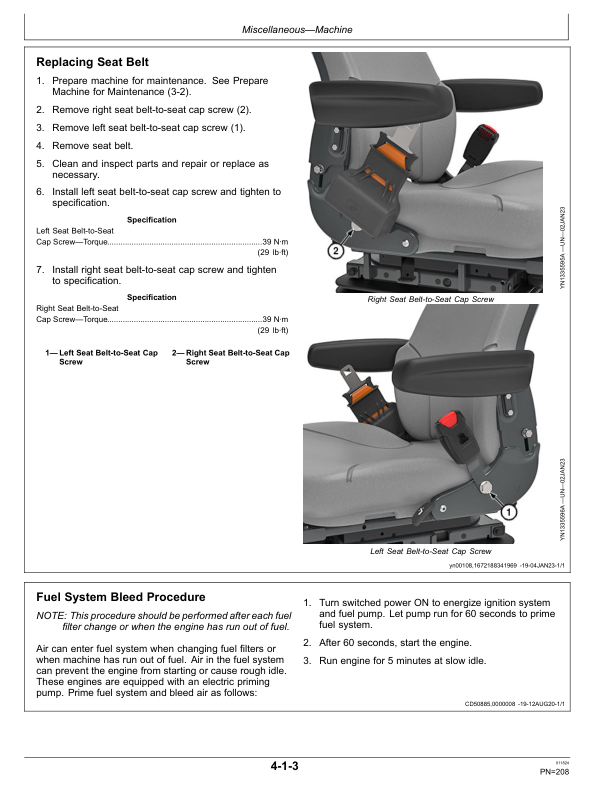 John Deere 320 P Backhoe Loaders Operator's Manuals (OMT497122X019) - Image 4