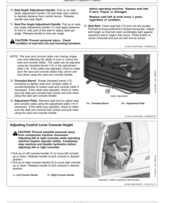 Alternative view of John Deere 380 P Excavators Operator's Manuals (OMT497965X019)