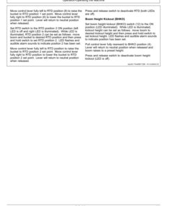 Alternative view of John Deere 744 X Loaders Operator's Manuals (OMT498145X019)