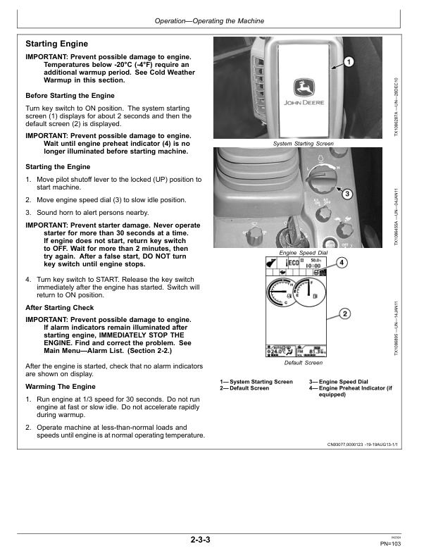 John Deere 130 P Excavators Operator's Manuals (OMT499729X019) - Image 2