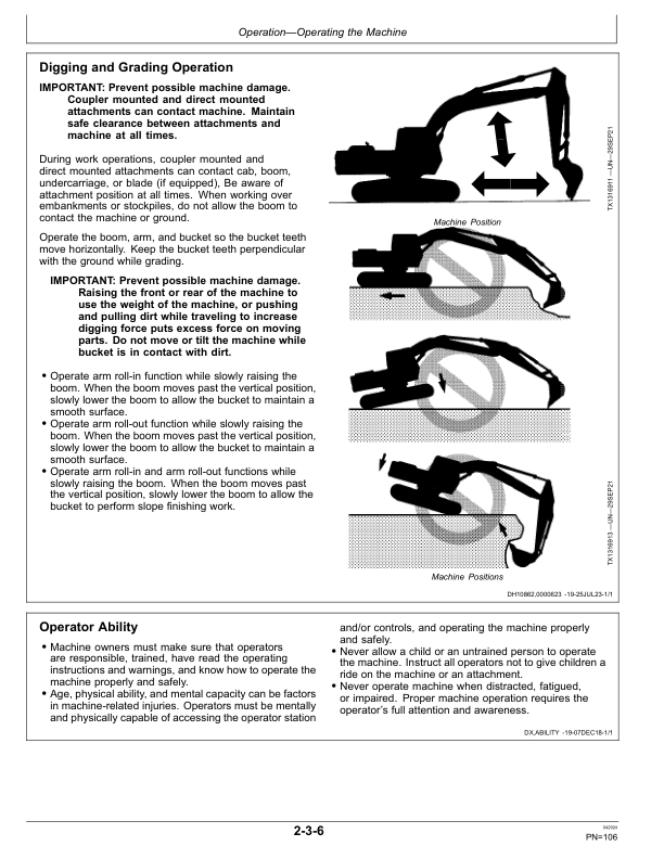 John Deere 130 P Excavators Operator's Manuals (OMT499729X019) - Image 3