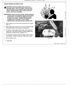 Alternative view of John Deere 210 P Excavators Operator's Manuals (OMT499737X019)