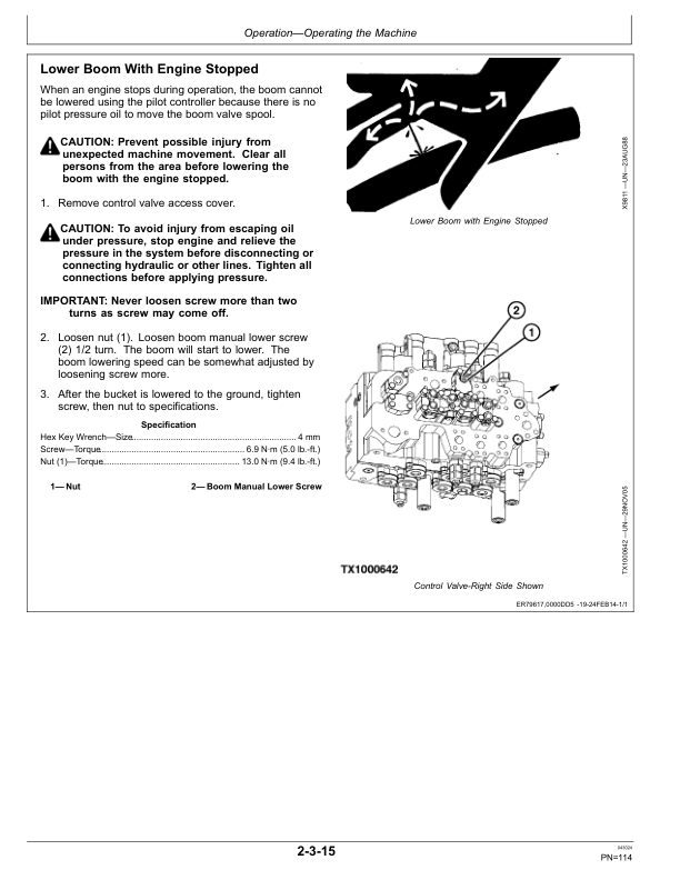 John Deere 250 P Excavators Operator's Manuals (OMT499742X019) - Image 2