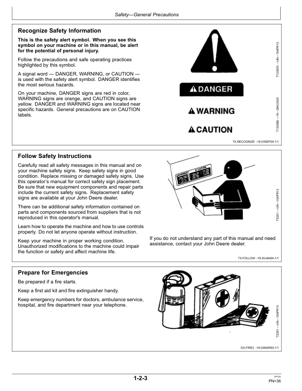 John Deere 644 P Loaders Operator's Manuals (OMT505722X019) - Image 2