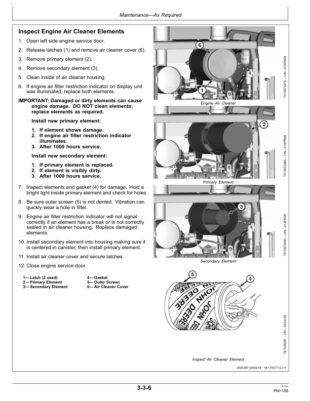 John Deere 724 P Loaders Operator's Manuals (OMT505723X019) - Image 3