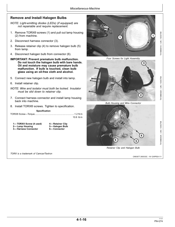 John Deere 824 P Loaders Operator's Manuals (OMT507400X019) - Image 3