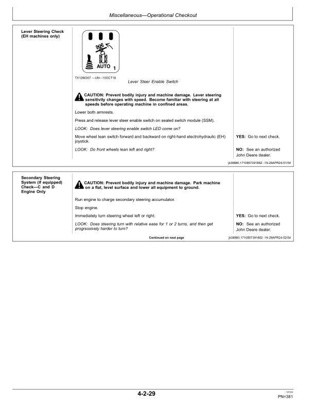 John Deere 620 P, 622 P Motor Graders Operator's Manuals (OMT507665X019) - Image 3