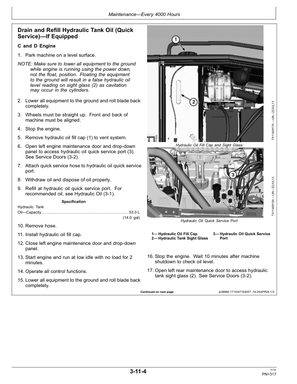 John Deere 670 P, 672 P Motor Graders Operator's Manuals (OMT507666X019) - Image 4