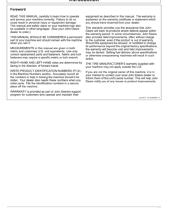 Alternative view of John Deere 770 P, 772 P Motor Graders Operator's Manuals (OMT507667X019)