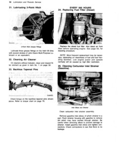 Alternative view of John Deere 300B Backhoes Operator's Manuals (OMT56369)