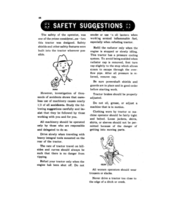 Alternative view of John Deere 420 Tricycle Tractor Operator's Manual (OMT57358)