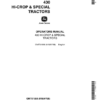 John Deere 430 Hi-Crop & Special Tractors Operator's Manual (OMT61558)