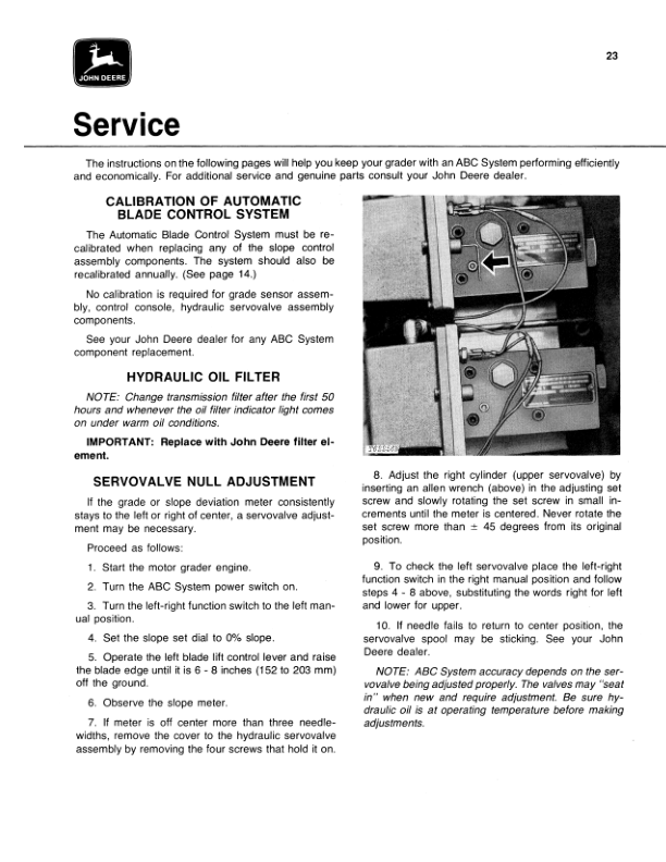 John Deere 670, 670A, 672A Motor Graders Operator's Manuals (OMT65038) - Image 2