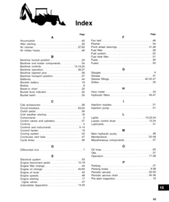 Alternative view of John Deere 310A Backhoes Operator's Manuals (OMT66837)
