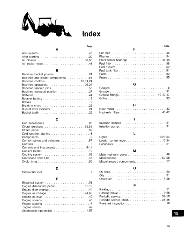John Deere 310A Backhoes Operator's Manuals (OMT66837) - Image 2