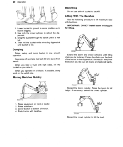 Alternative view of John Deere 510 Backhoes Operator's Manuals (OMT67927)