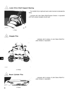 Alternative view of John Deere 540B Skidders Operator's Manuals (OMT69591)