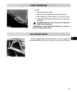 Alternative view of John Deere 743A Harvester Operator's Manuals (OMT72864)