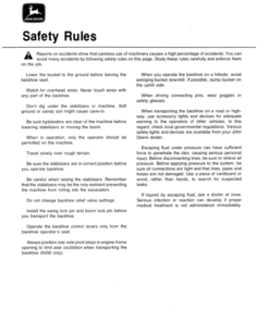 Alternative view of John Deere 9550 Attachments Operator's Manuals (OMT73799)