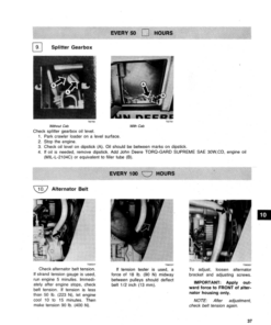 Alternative view of John Deere 855 Crawlers Operator's Manuals (OMT74016)