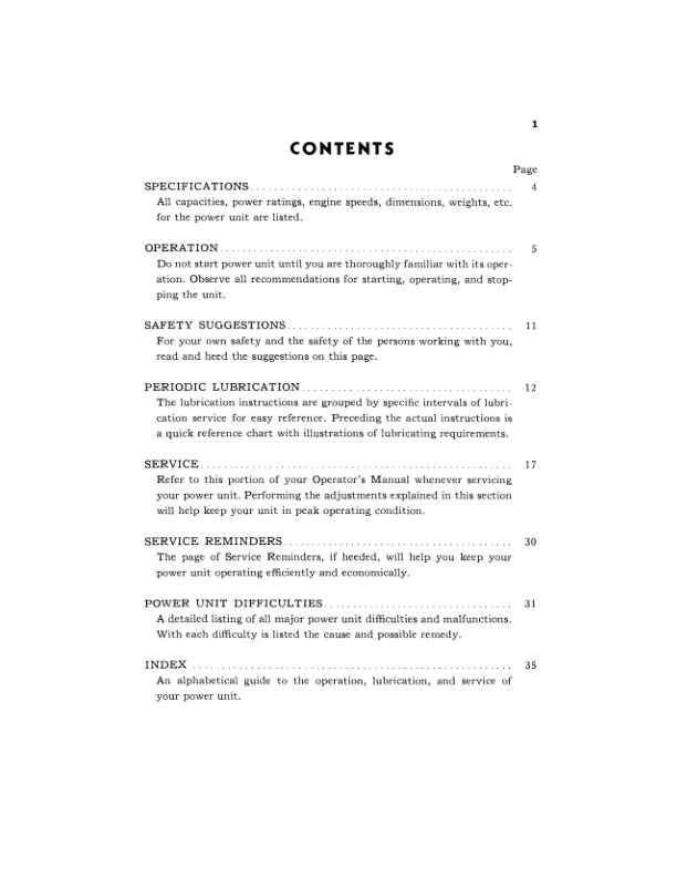 John Deere TB-92-N Power Unit Operator's Manual (OMT741058) - Image 2