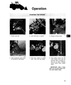Alternative view of John Deere 444C Loaders Operator's Manuals (OMT76619)