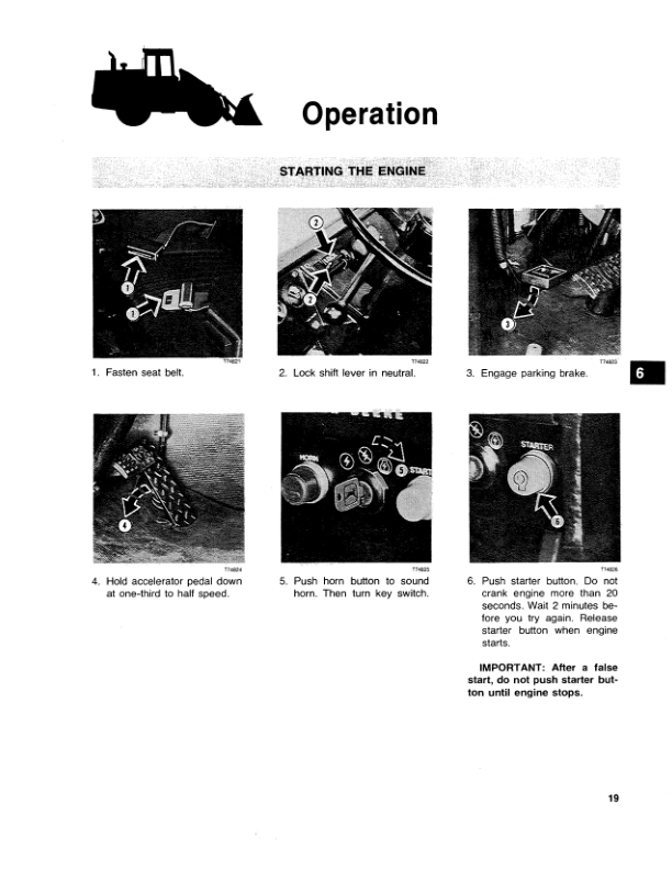 John Deere 444C Loaders Operator's Manuals (OMT76619) - Image 2