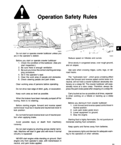 Alternative view of John Deere 750 Crawlers Operator's Manuals (OMT76786)