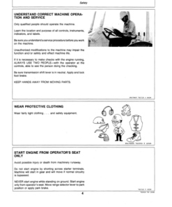 Alternative view of John Deere 401D Backhoes Operator's Manuals (OMT78927)